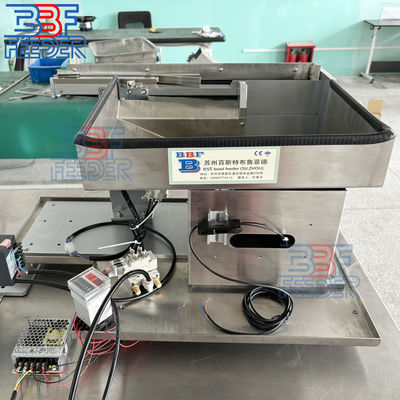 304 Stainless Steel Stepper Feeder Phần kim loại hình trụ Hệ thống cấp cấp bước