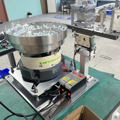 Hai kênh Vibratory Bowl Feeder chai Crown nắp Vibrating Cap Feeder