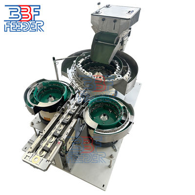 OEM / ODM Vibratory Bowl Feeder Machine Rotary Orienting Metal Screws Feeding System (Thiết bị cấp bơm kim loại định hướng xoay)