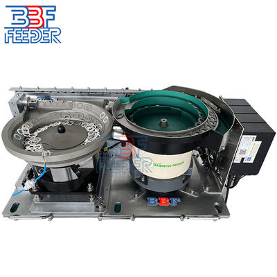 Tùy chỉnh nhôm Vibratory Bowl Feeder cho hai móng và thành phần kim loại lớn