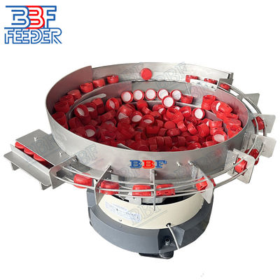 Hệ thống vận chuyển Cap Bowl Feeder Crown Lids Flip Top Cap Vibrating Linear Feeder