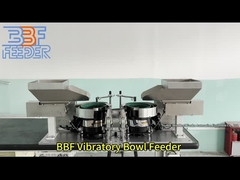 Bộ phận kim loại Vibratory Bowl Feeder Double Hopper Vibrating Disc Feeder