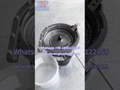 12cm Vibrating Bowl Feeder in Action.